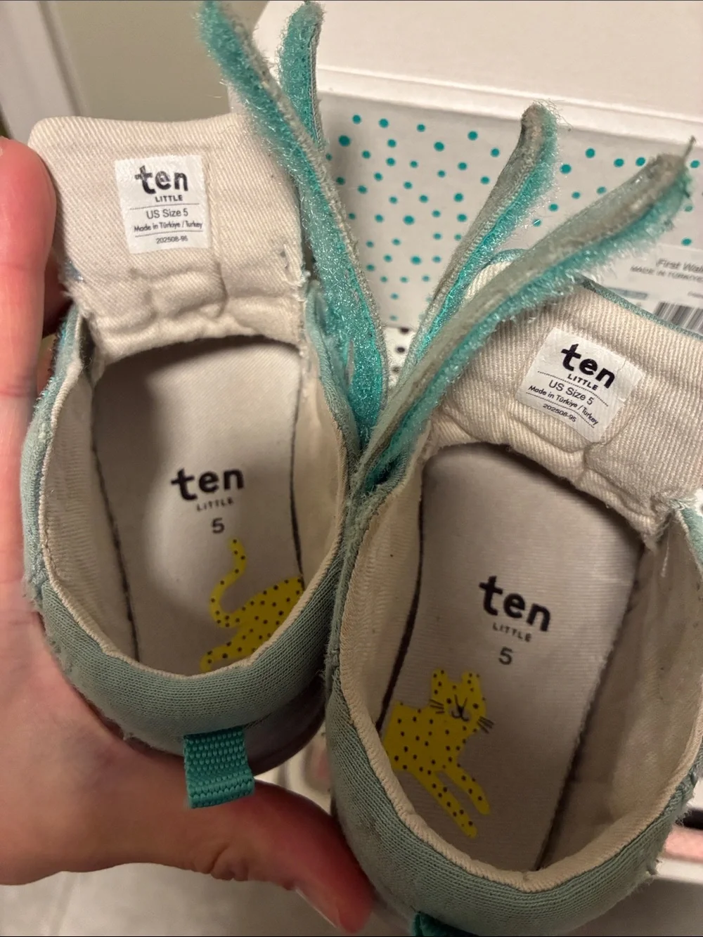 Ten Little Toddler First Walker Hook-and-Loop Shoes (5)